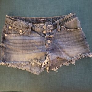 Lucky Brand Women's Frayed Hem Jean Shorts